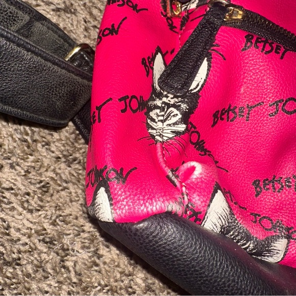 Pink Cat Print Backpack - Picture 6 of 15